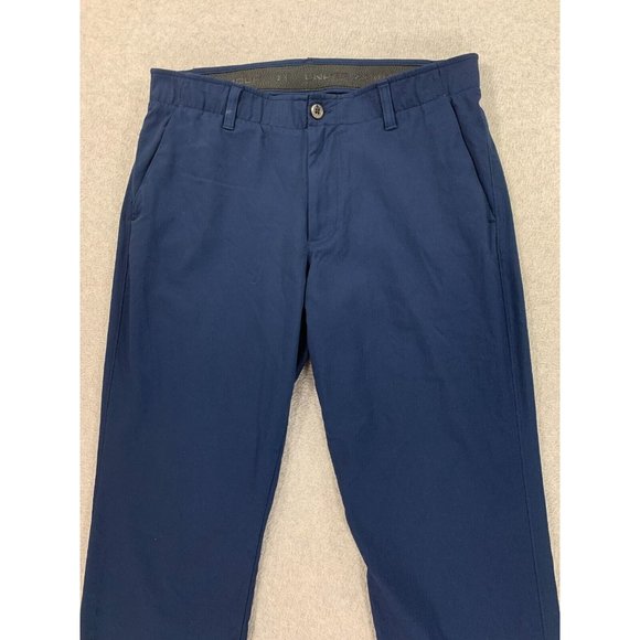 Under Armour Performance TECH Chino Pants (Men's‎ 34x32) Blue - Picture 2 of 13